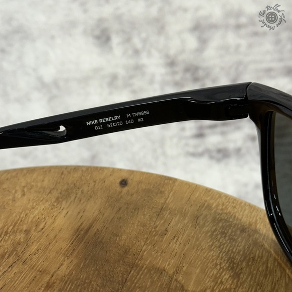 New Nike Rebelry DV6956 011 Sunglasses‎ Black Frame Gold Lens 52-20-140 main image 4